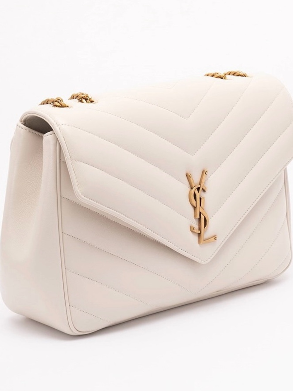 SAINT LAURENT Loulou large quilted leather flap shoulder chain bag - Picture 5 of 7